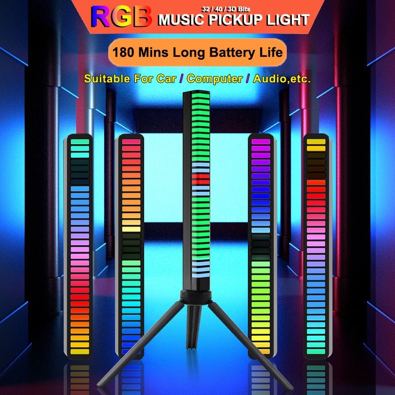 LED Light RGB Sound Control Lights App Control -Laser Lights -Rave Mates