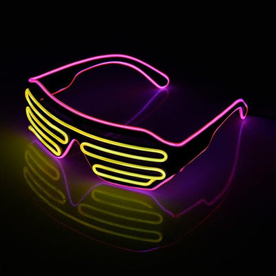 LED Flashing Light Glow Sunglasses -Rave Glasses -Rave Mates