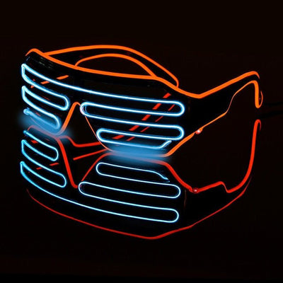 LED Flashing Light Glow Sunglasses -Rave Glasses -Rave Mates