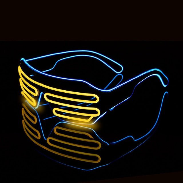 LED Flashing Light Glow Sunglasses -Rave Glasses -Rave Mates