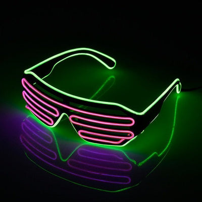 LED Flashing Light Glow Sunglasses -Rave Glasses -Rave Mates