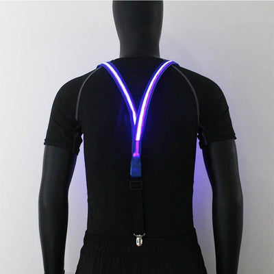 LED Suspenders Bow -Rave Accessories -Rave Mates
