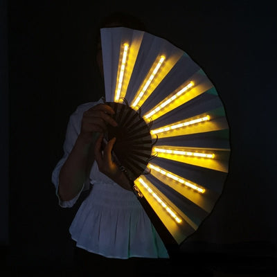 Luminous Folding Rave Fan -Rave Accessories -Rave Mates