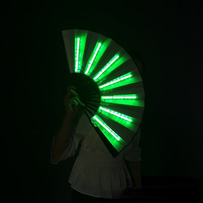 Luminous Folding Rave Fan -Rave Accessories -Rave Mates