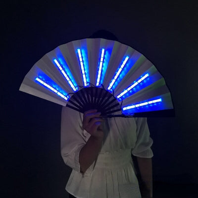 Luminous Folding Rave Fan -Rave Accessories -Rave Mates
