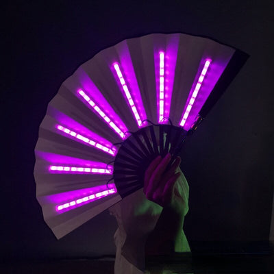 Luminous Folding Rave Fan -Rave Accessories -Rave Mates