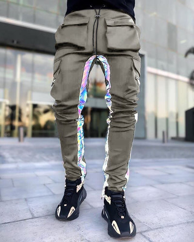 Mens Reflective Pants -Man's Rave Outfits -Rave Mates