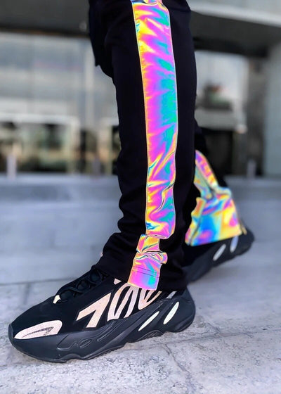 Mens Reflective Pants -Man's Rave Outfits -Rave Mates