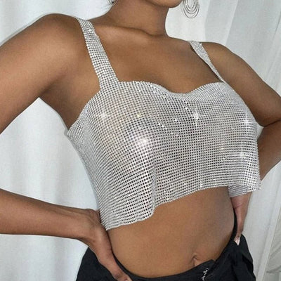 Multicolor Sequin Bra - -Rave Mates
