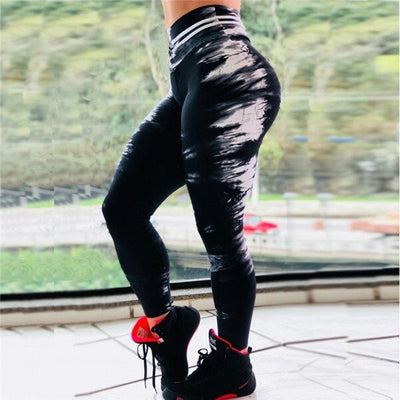 Ocean sunset print leggings -Rave Leggings -Rave Mates