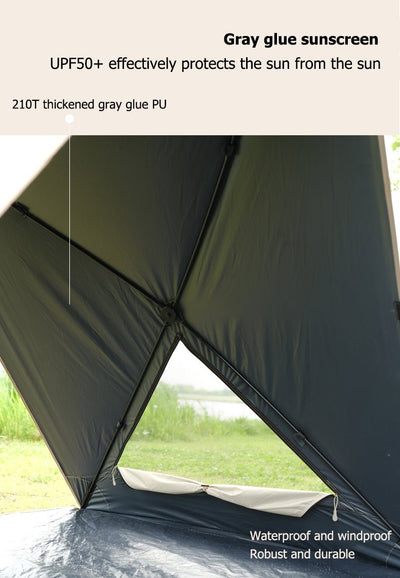 Portable Pop Up Beach Tent -Camping Gear -Rave Mates