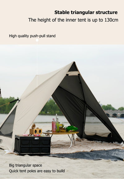 Portable Pop Up Beach Tent -Camping Gear -Rave Mates