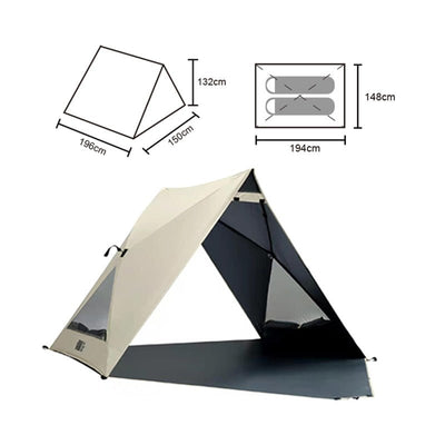 Portable Pop Up Beach Tent -Camping Gear -Rave Mates