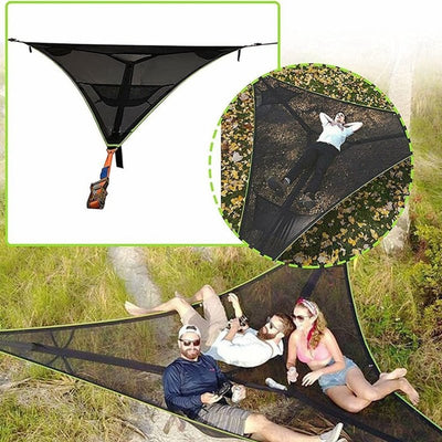 Portable Triangle Hammock -Camping Gear -Rave Mates