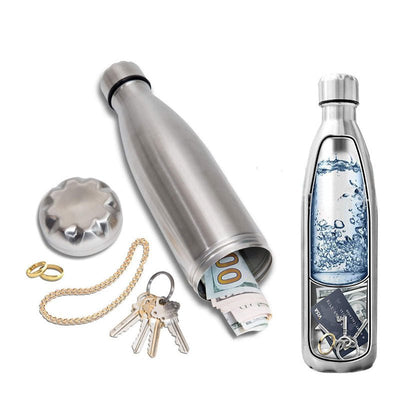 Private Money Box Water Bottle -Hidden Stash -Rave Mates