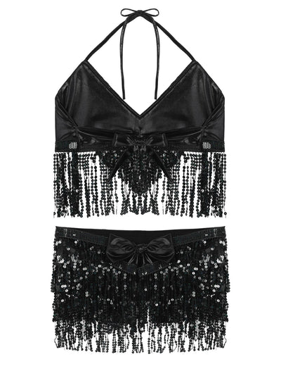 Tassels Halter Bra - -Rave Mates