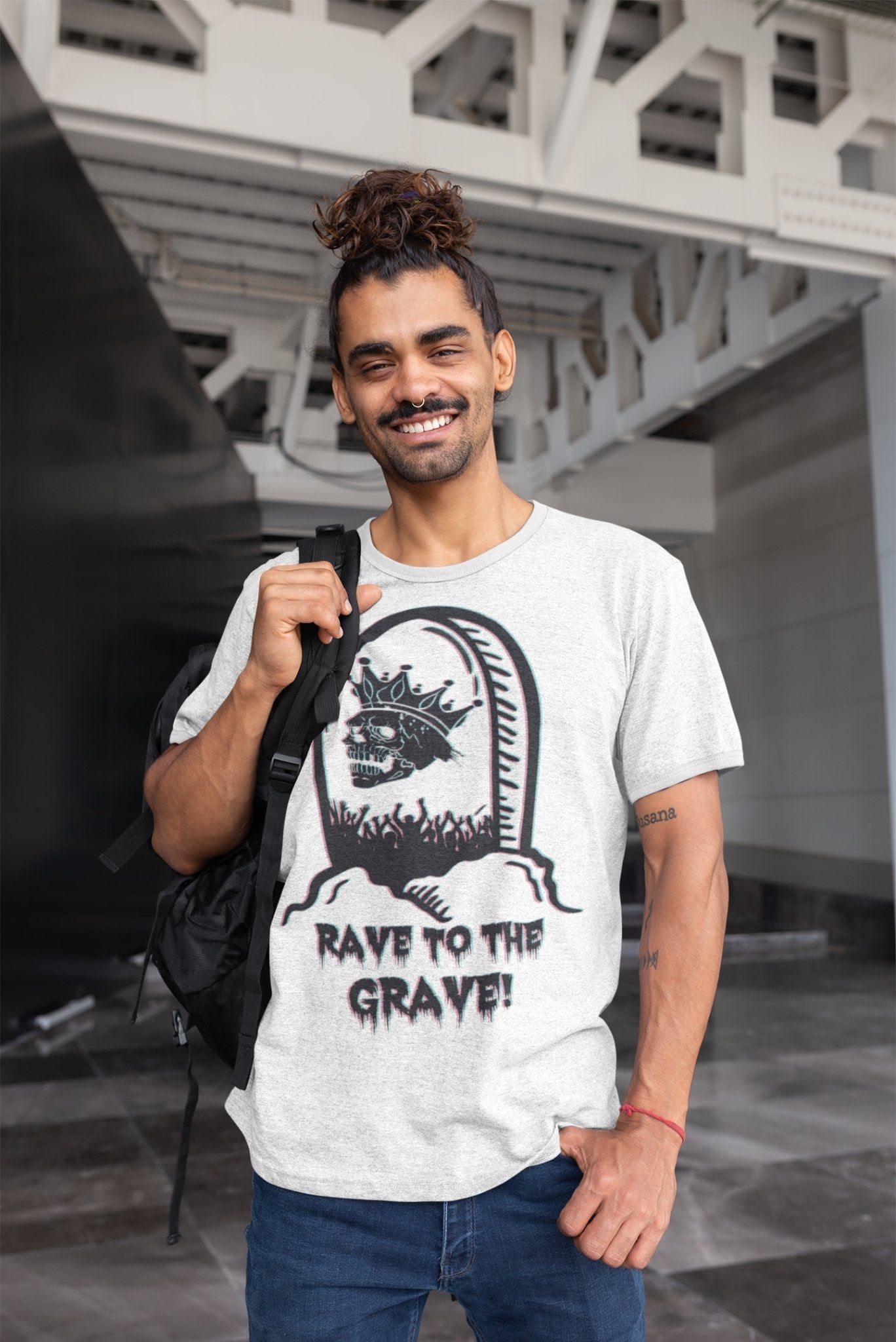 Rave To The Grave! | Rave T-Shirt -Rave T-shirts For Guys & Women's -Rave Mates
