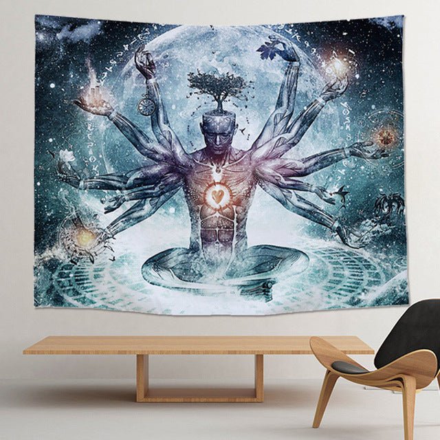 Rave Tapestry Chakra Meditation -Tapestry -Rave Mates