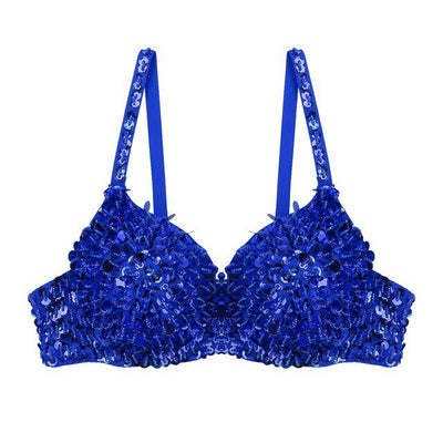 Sequins Diamond Bra Costume Top -Diamond Bra -Rave Mates