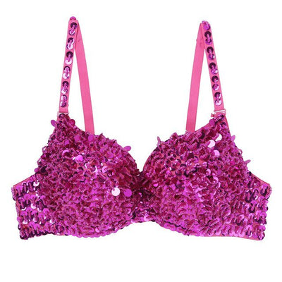 Sequins Diamond Bra Costume Top -Diamond Bra -Rave Mates