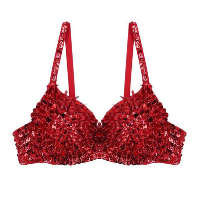 Sequins Diamond Bra Costume Top -Diamond Bra -Rave Mates