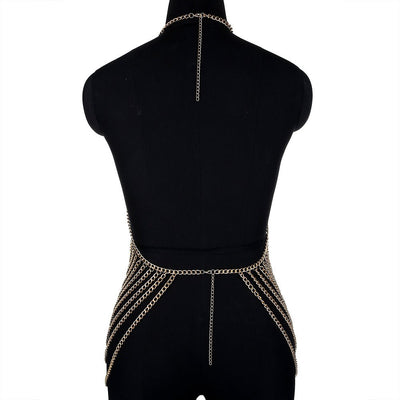 Sexy Body Chain -Rave Bra -Rave Mates