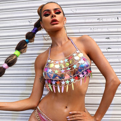 Sexy Halter Bra - -Rave Mates