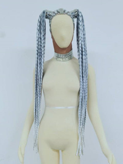 Sparkling Silver Party Costume -Whole Outfit -Rave Mates
