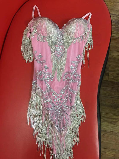 Sparkly Silver Dress -Whole Outfit -Rave Mates
