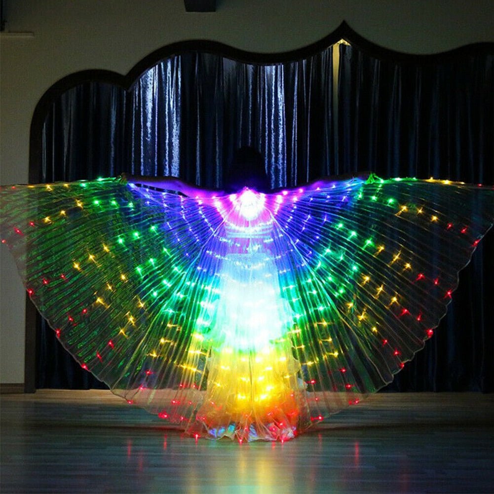 Stage Wear Light Up Wings - Light Show LED's - Rave Mates