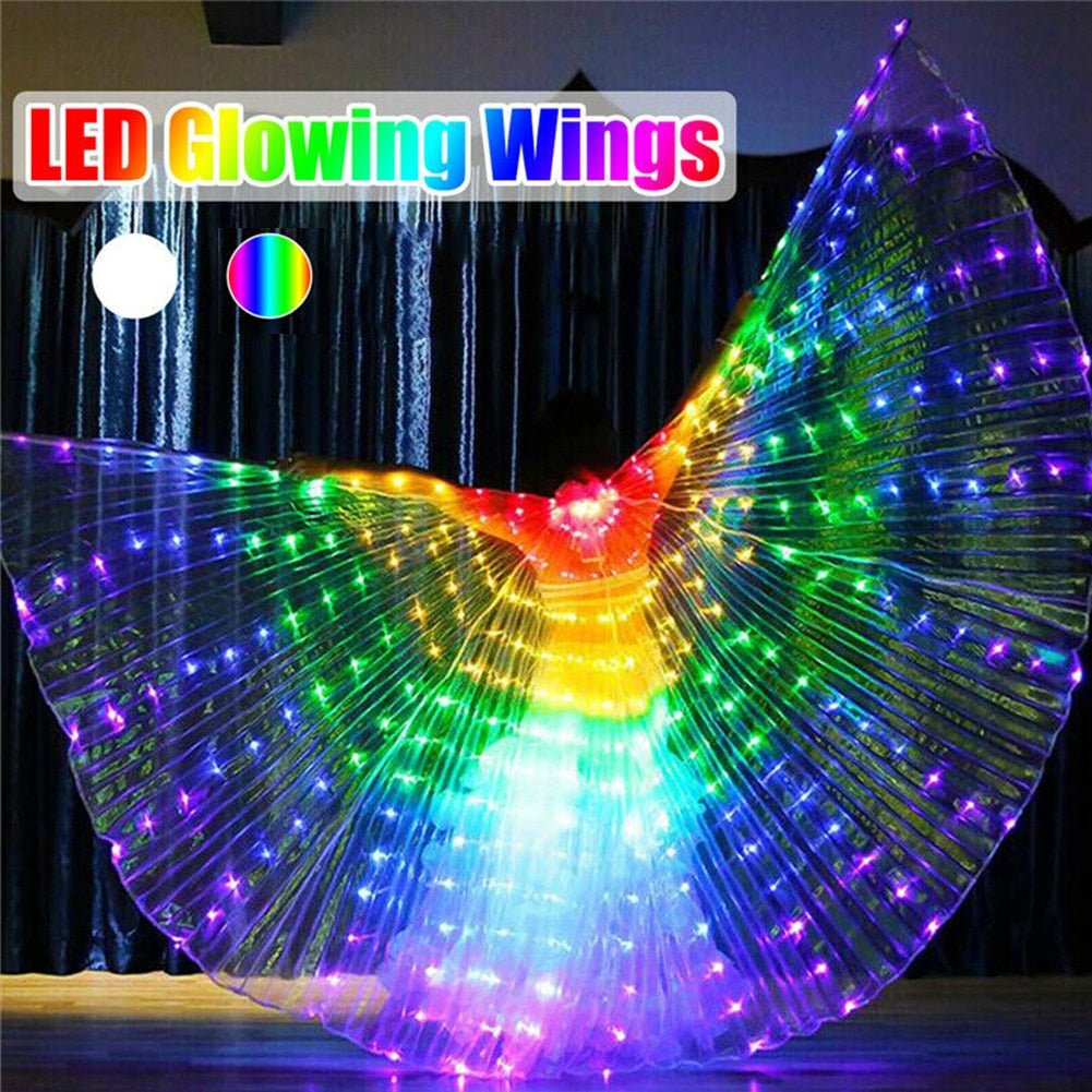 Stage Wear Light Up Wings - Light Show LED's - Rave Mates