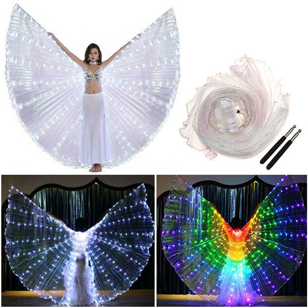 Stage Wear Light Up Wings - Light Show LED's - Rave Mates