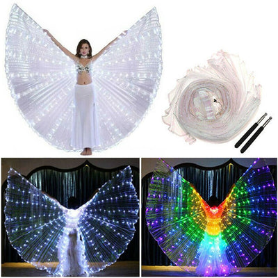 Stage Wear Light Up Wings - Light Show LED's - Rave Mates