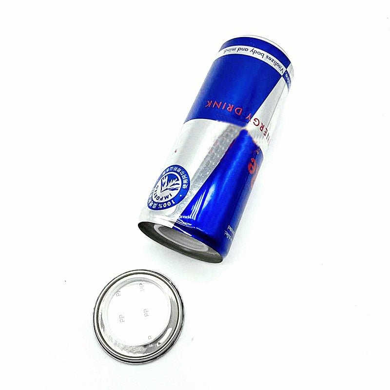 Stash Can Diversion Energy Drinks Hidden Safe With A Food Grade Smell Proof Bag -Hidden Stash -Rave Mates