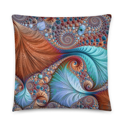 Abstract Throw Pillows - Orange | Abstract Pillow -Pillow -Rave Mates