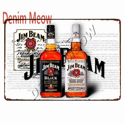 Whiskey Metal Sign -Party Room Equipment -Rave Mates