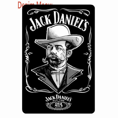 Whiskey Metal Sign -Party Room Equipment -Rave Mates