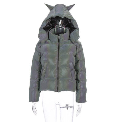 Winter Reflective Jacket -Rave Jacket -Rave Mates