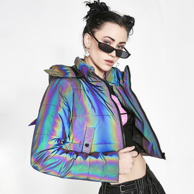 Winter Reflective Jacket -Rave Jacket -Rave Mates