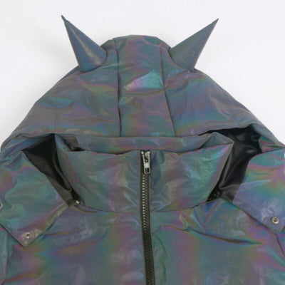 Winter Reflective Jacket -Rave Jacket -Rave Mates