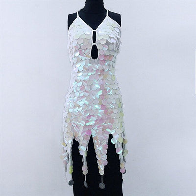 Sequin Dance Dress - Going Out Dresses - Rave Mates