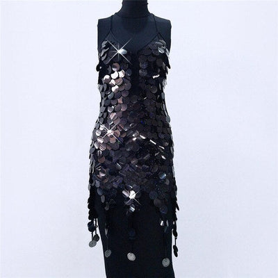 Sequin Dance Dress - Going Out Dresses - Rave Mates