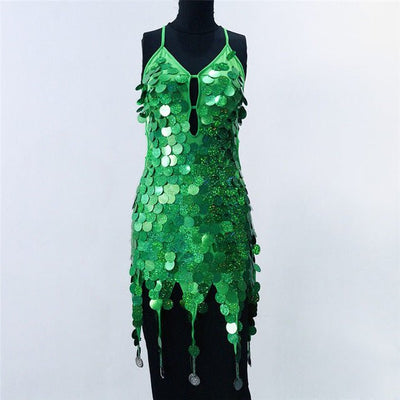 Sequin Dance Dress - Going Out Dresses - Rave Mates