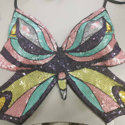 Womens Festival Butterfly Top -rave top -Rave Mates